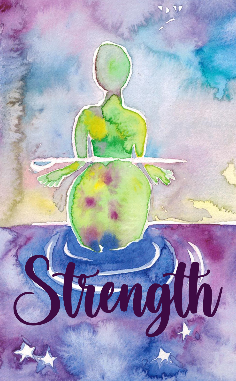 strength witch card